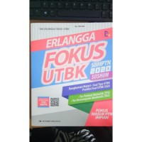Erlangga Fokus UTBK SBMPTN 2020 SOSHUM
