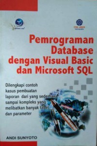Pemrograman Database dengan Visual Basic dan Microsoft SQL