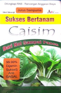 Jurus Sempurna Sukses Bertanam Caisim