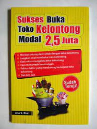 Sukses Buka Toko  Kelontong Modal 2,5 Juta