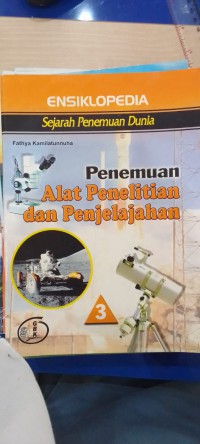 Penemuan Alat Penelitian dan Penjelajahan