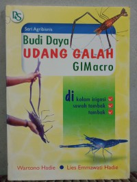 Budidaya Udang Galah GIMacro d kolam irigasi,sawah tambak,tambak
