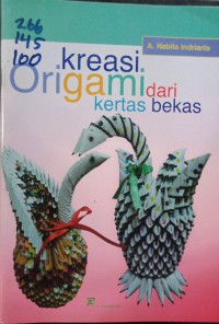 Kreasi Origami Dari kertas bekas