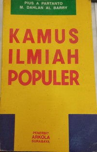 Kamus Ilmiah Populer