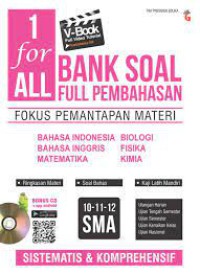 1 for All Bank Soal Full Pembahasan : fokus pembahasan materi 10-11-12 SMA