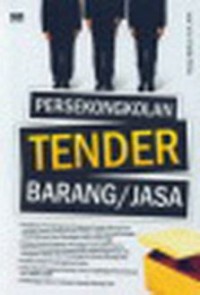 Persekongkolan tender barang/jasa